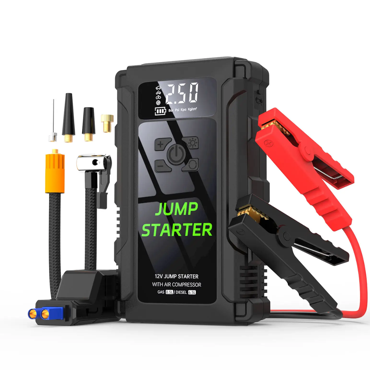 KIT ARRANCADOR SUPER 4 EN 1 PARA AUTOS Y CAMIONES